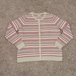 Vintage-Inspired Fair Isle Knit Cardigan Sweater Croft and Barrow
